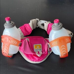 Nathan Dual Bottle Belt for running/walking. Lightweight!